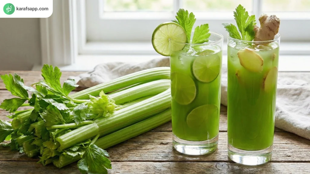 چجوری آب کرفس بگیریم