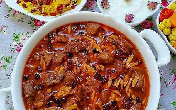 طرز تهیه خورش خلال کرمانشاهی