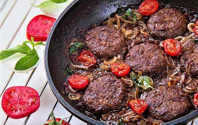 اناربیج اصیل گیلانی با مرغ و بادمجان