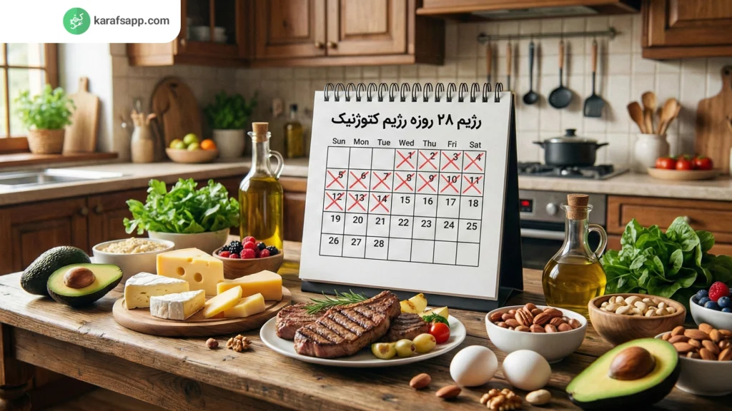 رژیم کتوژنیک 28 روزه